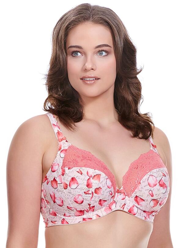 4180 Elomi Lottie Stretch Plunge Bra - 4180 Love Letters