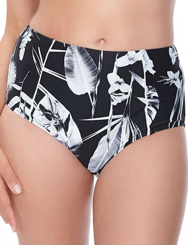 6227 Fantasie Cocoa Island High Rise Bikini Brief Black - 6227 High Rise Brief