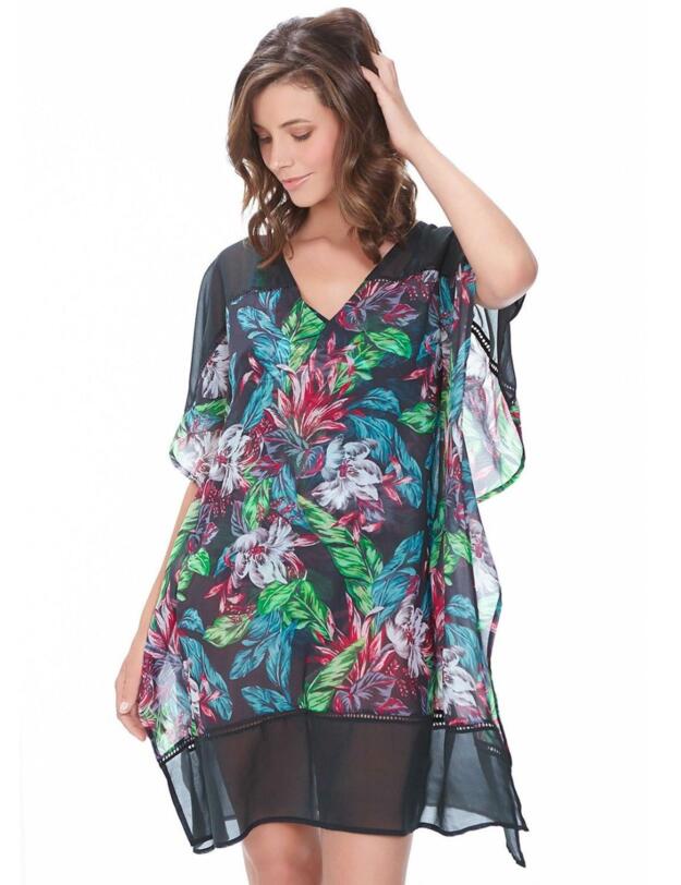 6214 Fantasie Mahe Kaftan Beach Cover Up Multi - 6214 Kaftan