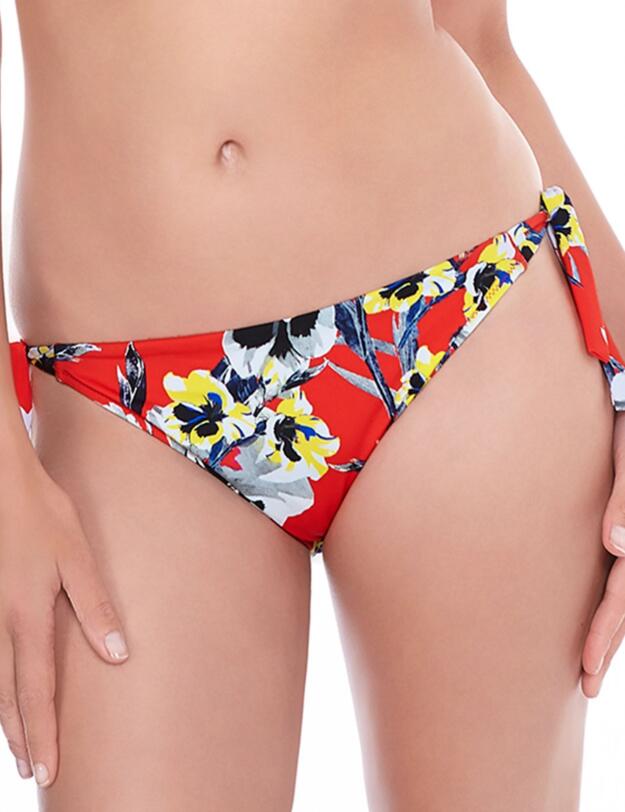 6259 Fantasie Calabria Low Rise Tie Side Bikini Brief Red - 6259 Low Rise Brief