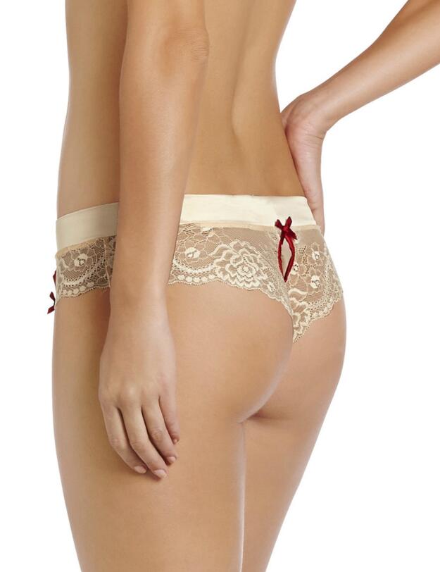 H37-1060 Heidi Klum Zoe Thong Brief - H37-1060 Bellini/Scarlet Sage