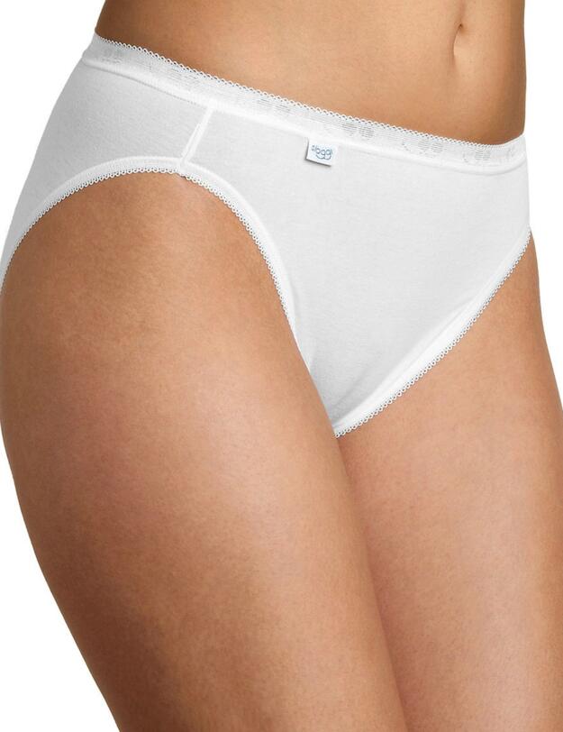 10005039/10068838 Sloggi Basic Tai 4 Pack Brief - 10068838 White