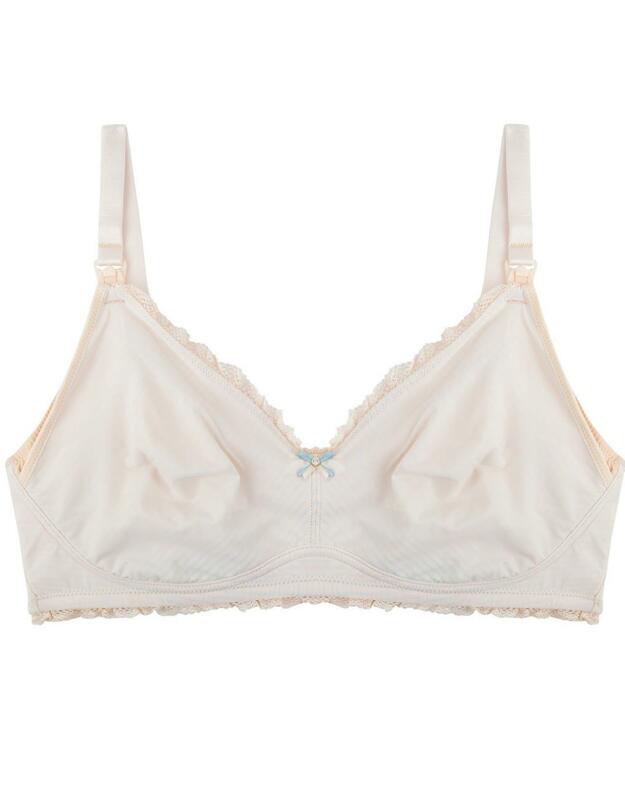 H71-740 Heidi Klum Elodie Maternity Nursing Bra - H71-740 Balled Blue/Stripe