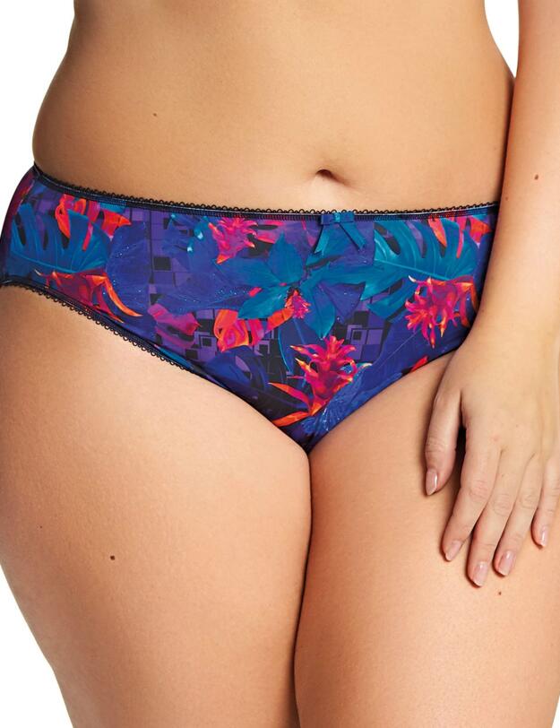 4135 Elomi Moonlit Brief - 4135 Tropical