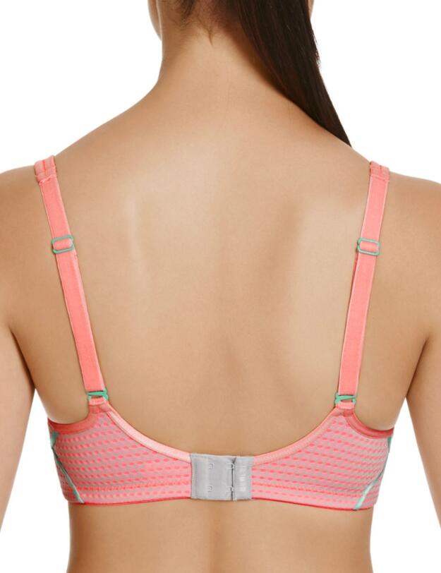 YYN7 Berlei Electrify Mesh Sports Bra Strawberry Sorbet - YYN7 Underwired Sports Bra