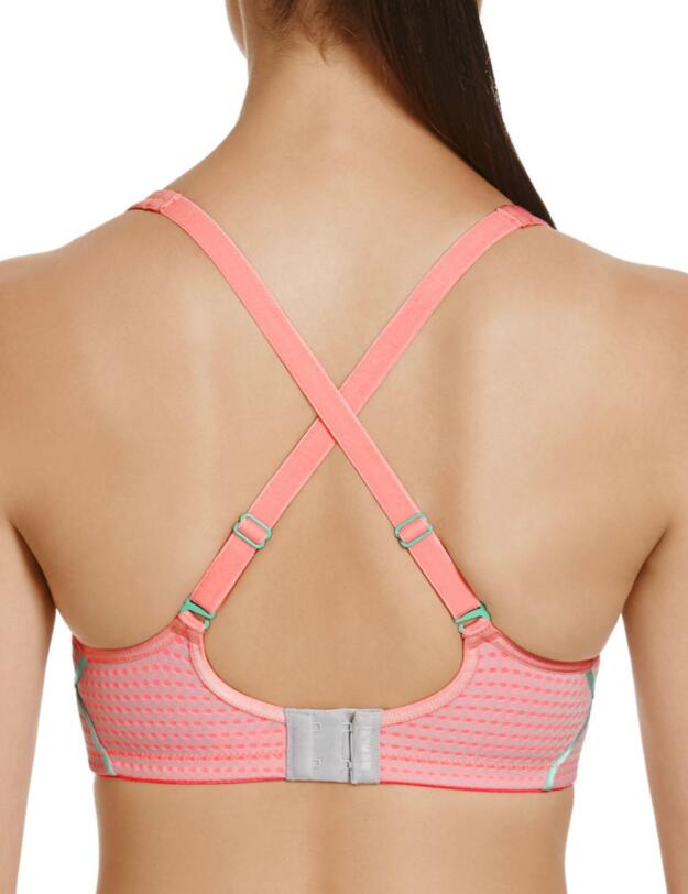 YYN7 Berlei Electrify Mesh Sports Bra Strawberry Sorbet - YYN7 Underwired Sports Bra