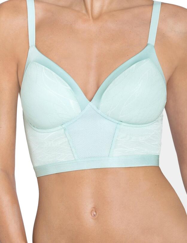 10168023 Triumph Airy Sensation Longline Bra  - 10168023 Peppermint Green