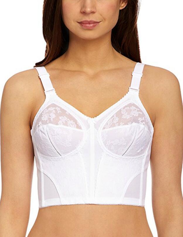 10166304 Triumph Doreen Longline Bra L01 - 10166304 White
