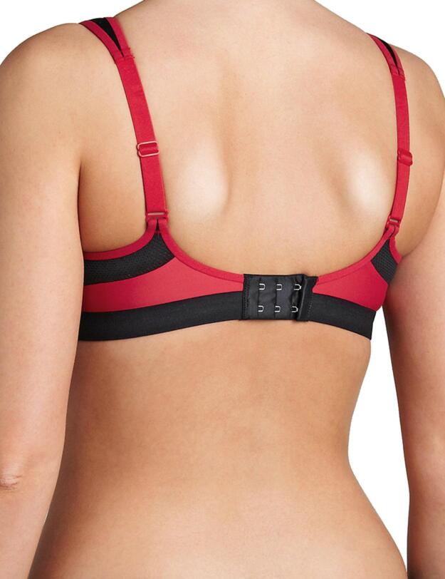 Triumph Triaction Hybrid Star Padded Non-Wired Sports Bra Black/Combination