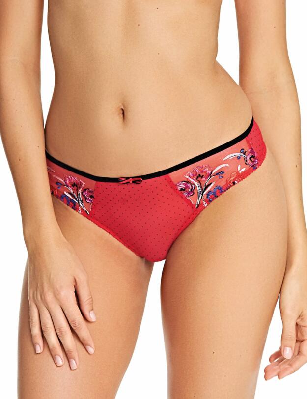 5107 Freya Carnival Fever Thong Rouge - 5107 Thong