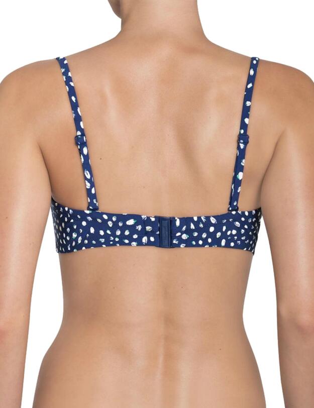 10167483 Triumph Painted Leaves MWDP Bikini Top - 10167483 Blue/Light Combination