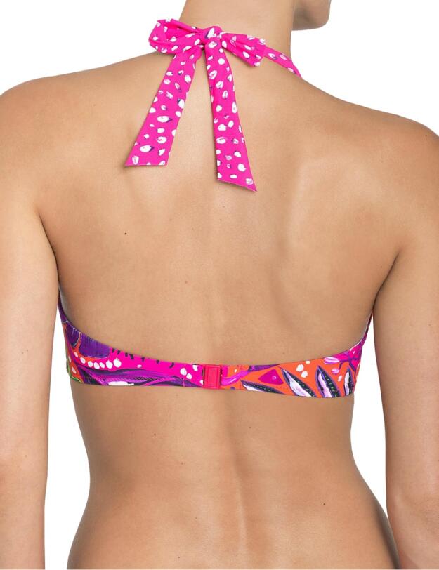 10167503 Triumph Painted Tulum (MWP) Magic Wire Padded Bikini Top - 10167503 Pink/Dark Combination
