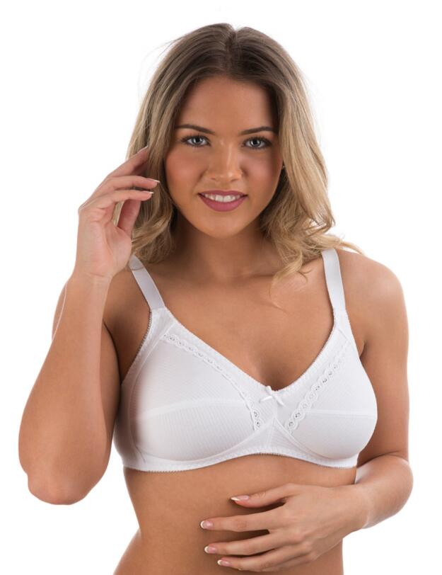 Naturana Cotton Soft Cup Bra White