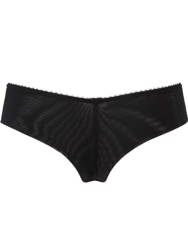 12603 Gossard VIP Dark Romance Brazilian Brief - 12603 Charcoal/Blush