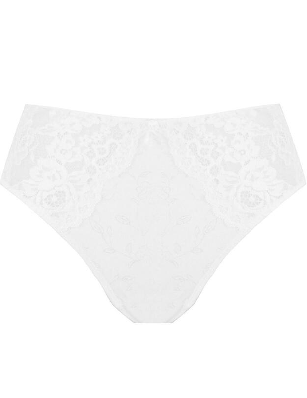3821 Pour Moi Jacquard Brief - 3821 White
