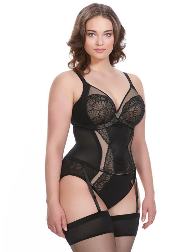4208 Elomi Kiki Waist Clincher - 4208 Black