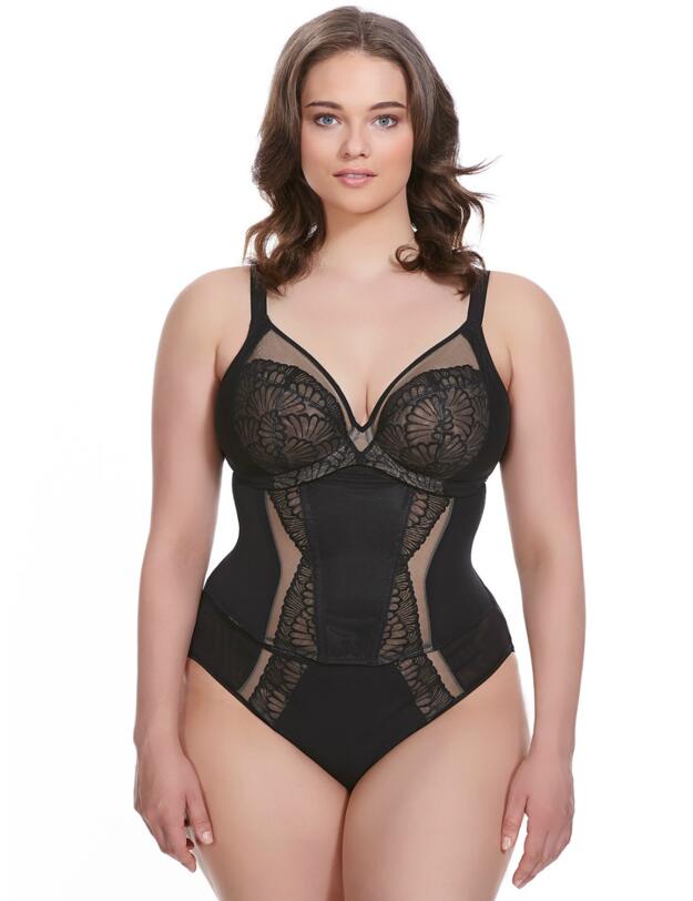 4208 Elomi Kiki Waist Clincher - 4208 Black