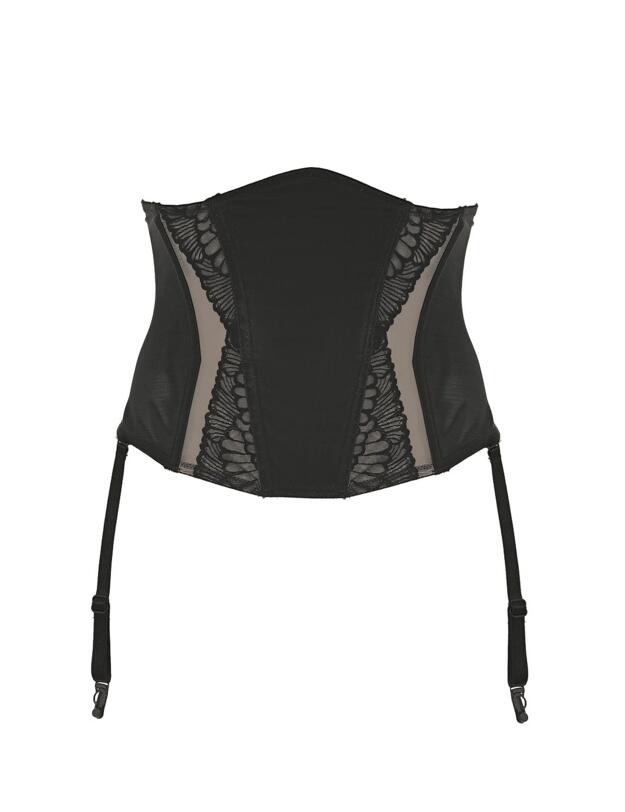 4208 Elomi Kiki Waist Clincher - 4208 Black