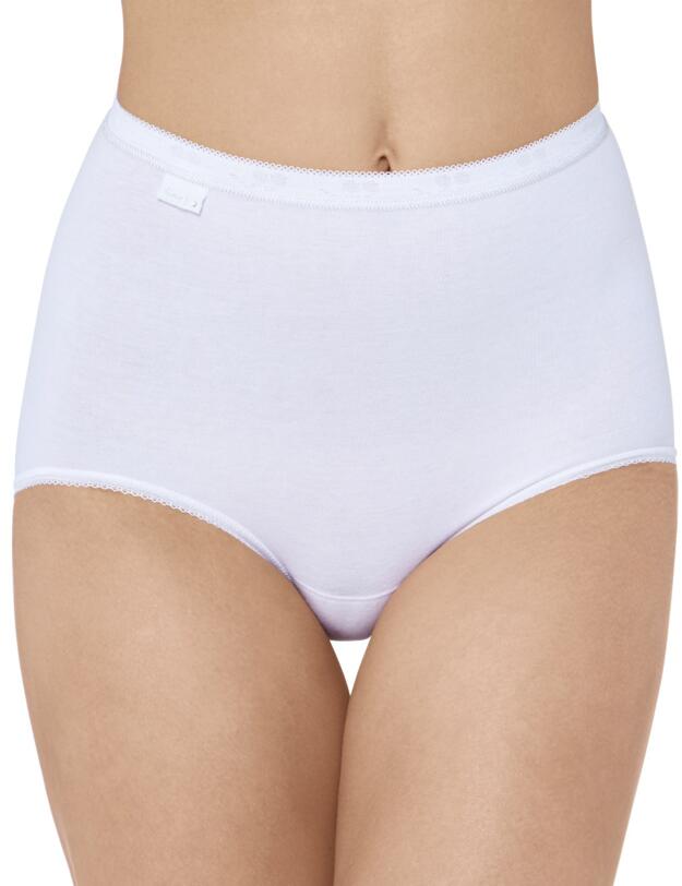 10181250 Sloggi Basic+ Diamond Maxi Brief 3 Pack - 10181250 White
