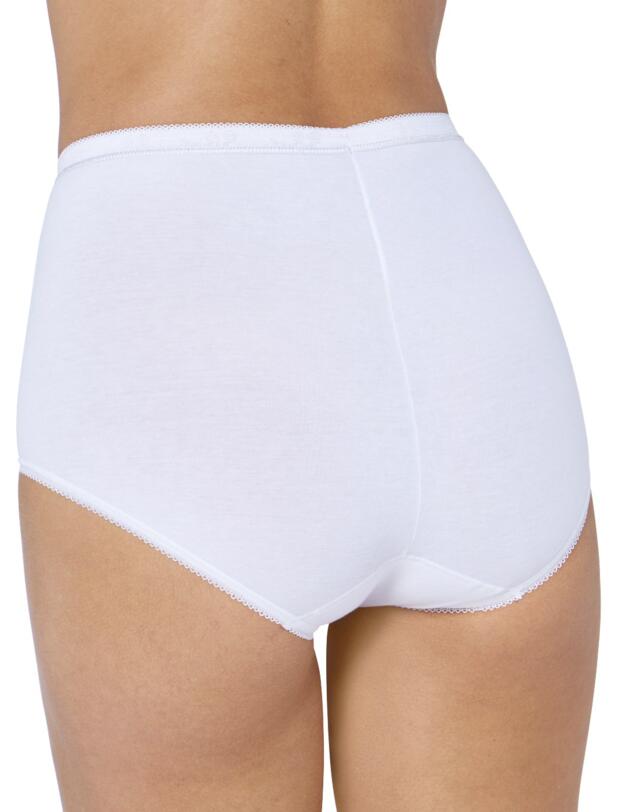10181250 Sloggi Basic+ Diamond Maxi Brief 3 Pack - 10181250 White