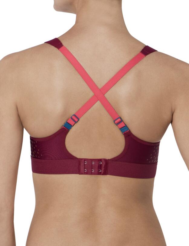 10181330 Triumph Triaction Boost Lite WHU Sports Bra - 10181330 Red/Dark Combination