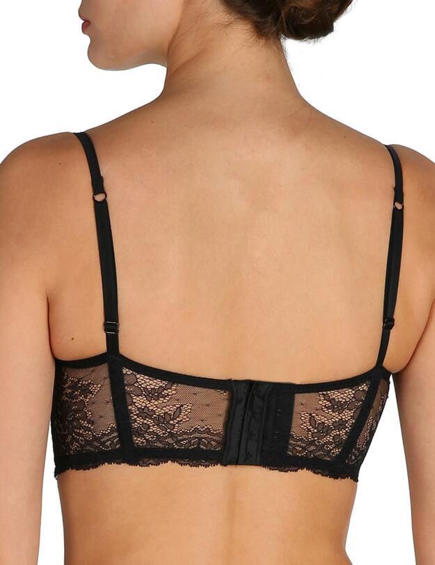 0102133 Marie Jo Dahlia Underwired Longline Balcony Bra - 0102133 Black