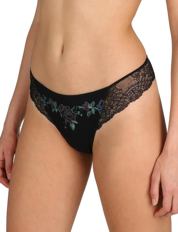 Marie Jo Dahlia Thong in Black
