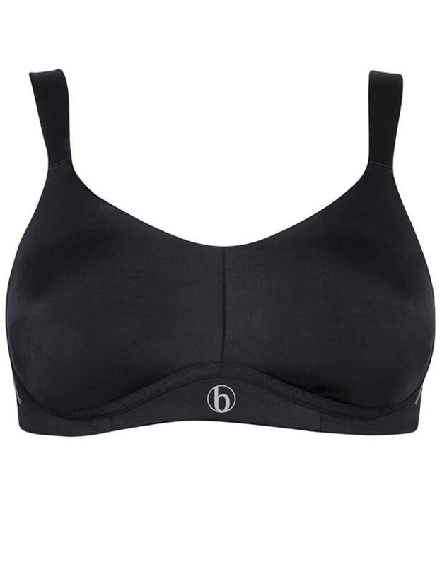 B4917 Berlei Running Non-Wired Full Cup Sports Bra - B4917 Black/Purple