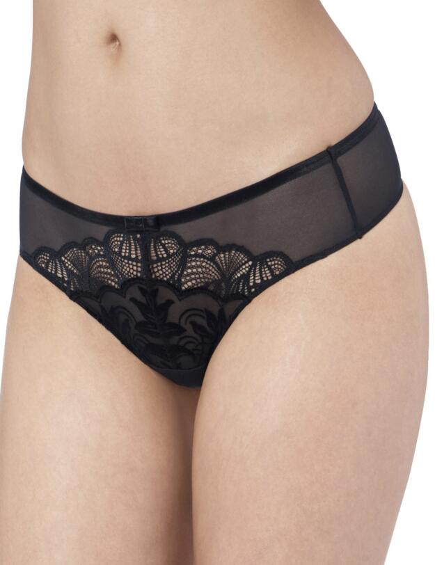 10179872 Triumph Velvet Spotlight Hipster String - 10179872 Black