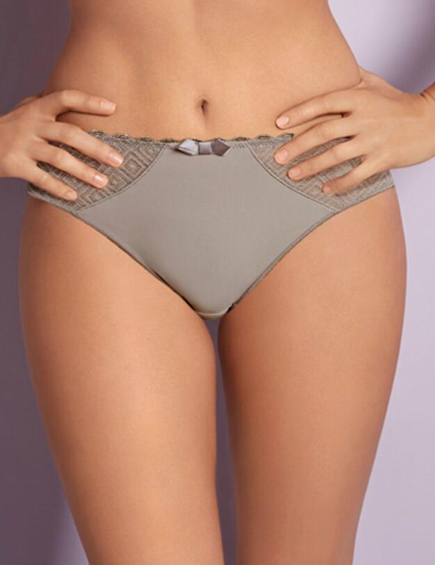 02422 Bestform New York High Leg Brief - 02422 Taupe