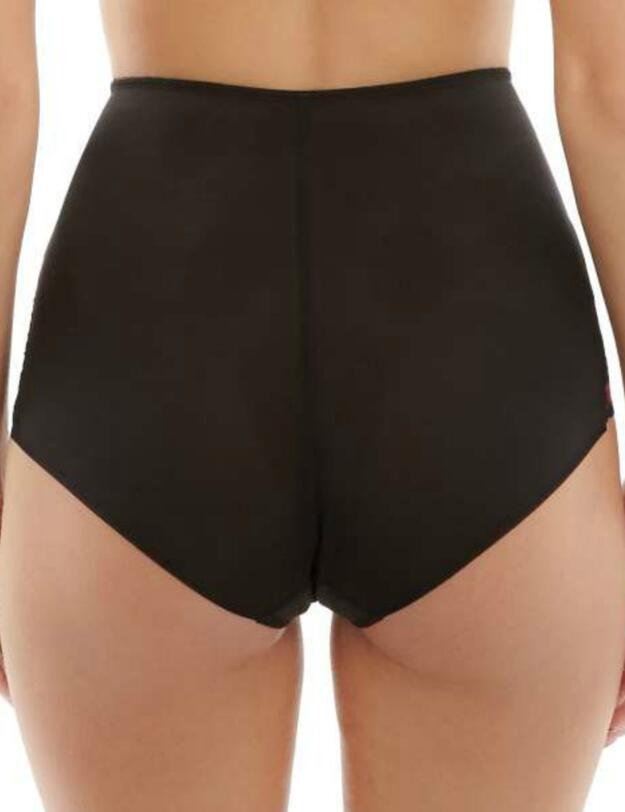 7254 Panache Clara High Waist Brief - 7254 Black/Ruby