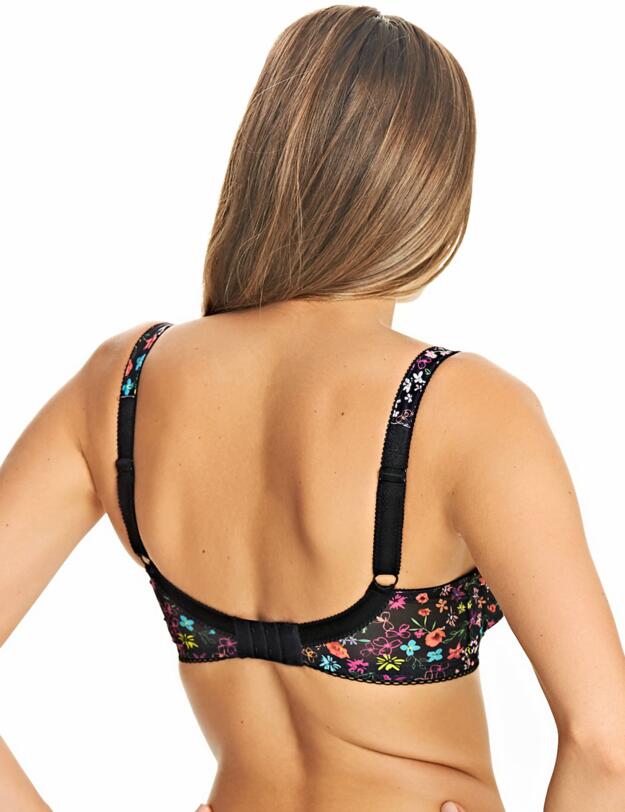 5301 Freya Harmonie Girl Plunge Balcony Bra Black - 5301 Plunge Balcony Bra 