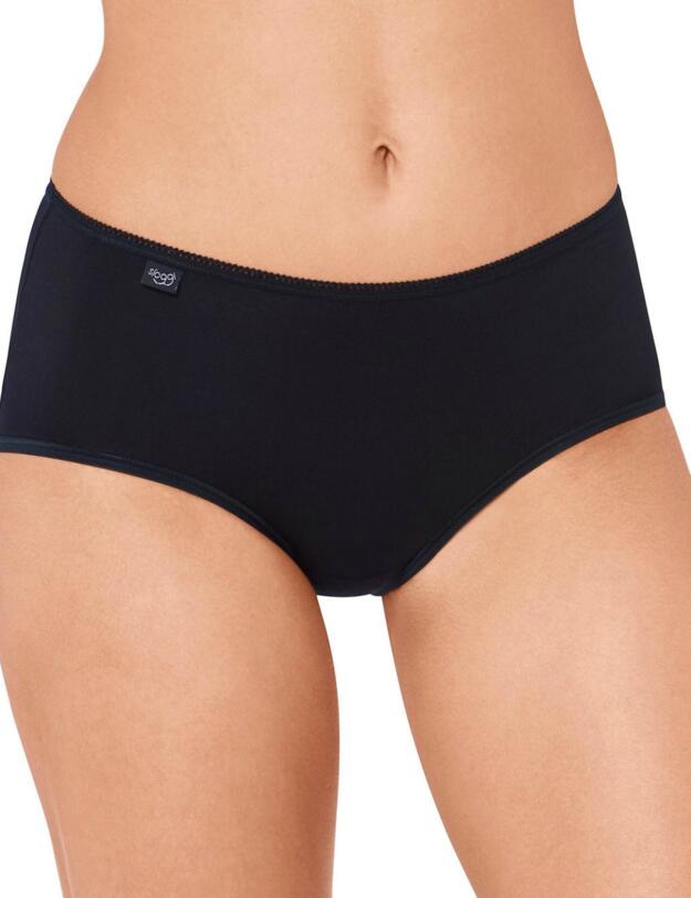  Sloggi 24/7 Microfibre Midi Brief 3 Pack Black