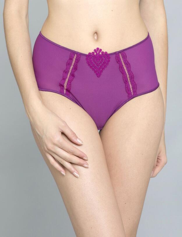 G61464 Maison Lejaby Elixir Attrape-Coeur Full Briefs - G61464 Opium Purple