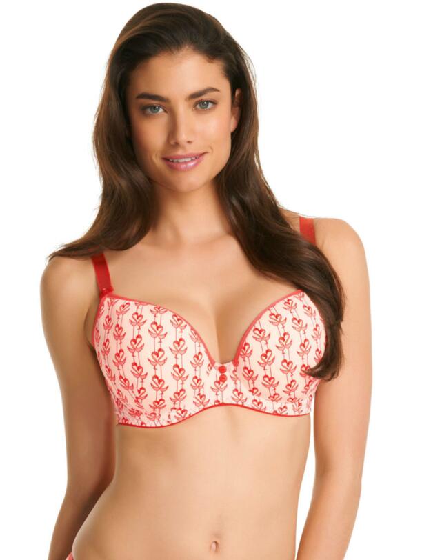 1431 Freya Deco Flamingo Moulded Plunge Bra - 1431 Bra 