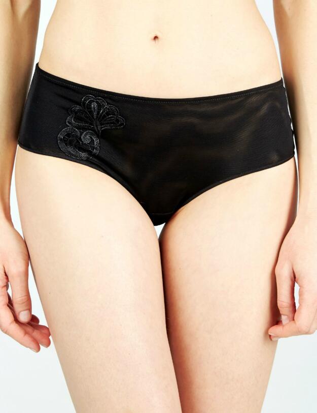 15169 Maison Lejaby Divine Guipure Boxer Short - 15169 Noir