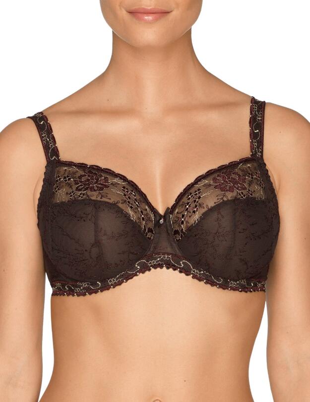0162880/0162881 Prima Donna Golden Dreams Underwired Full Cup Bra - 0162880/0162881 Wengé