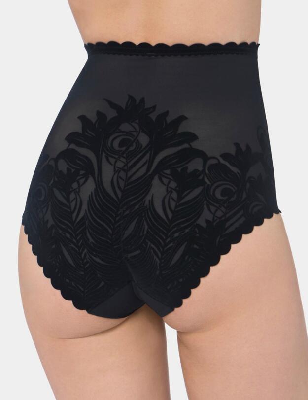 10181643 Triumph Magic Boost Velvet Highwaist Brief Black - 10181643 Tai Brief