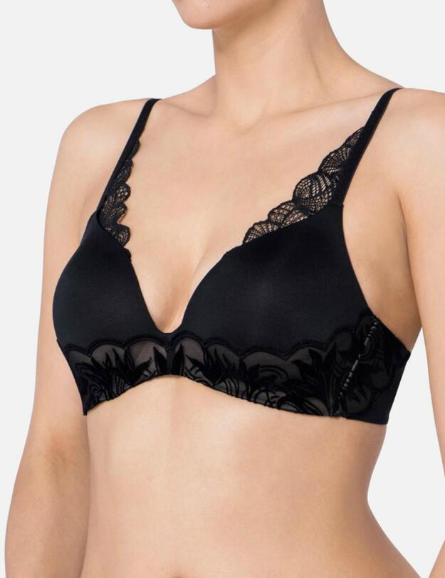 10180811 Triumph Magic Boost Velvet High Apex Bra - 10180811 Black