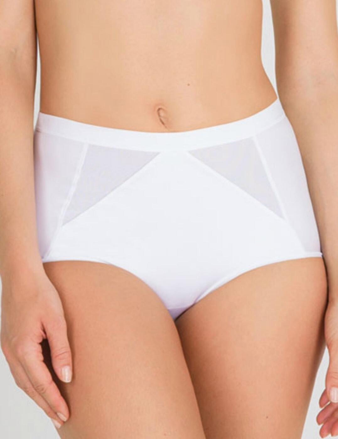 Playtex Perfect Silhouette Invisible Shaping Maxi Brief White