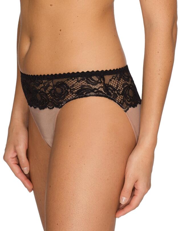 0562780 Prima Donna By Night Lace Rio Briefs - 0562780 Black/Cream