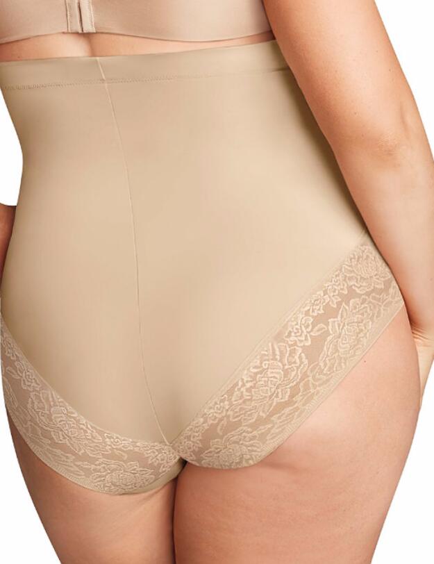 1023 Maidenform Firm Foundations Curvy High Waist Briefs - 1023 Body Beige