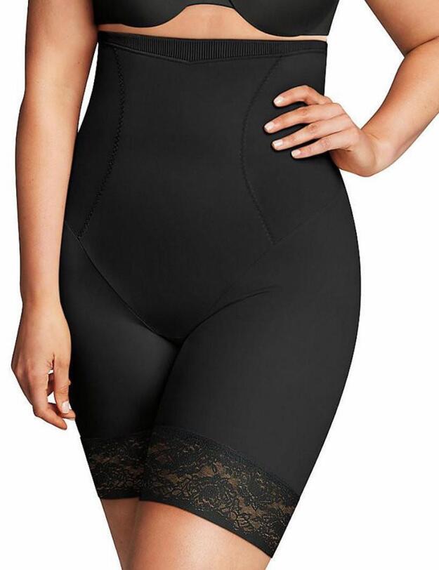 1024 Maidenform Firm Foundations Curvy High Waist Thigh Slimmer - 1024 Black