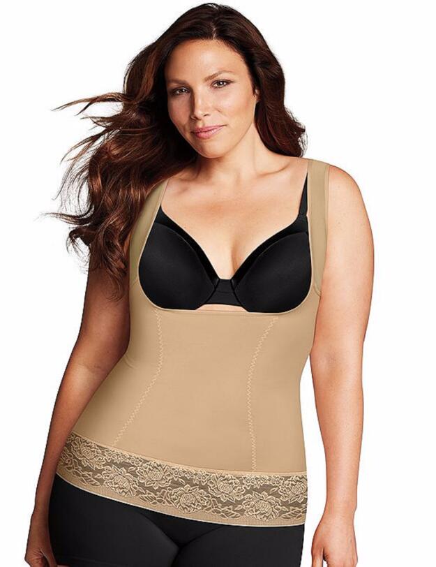1026 Maidenform Firm Foundations Curvy Shaping Torsette - 1026 Body Beige