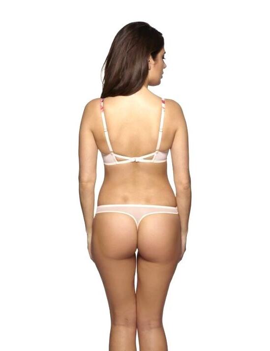 11126 Gossard Watercolor Roses Thong - 11126 Pink (Rose)