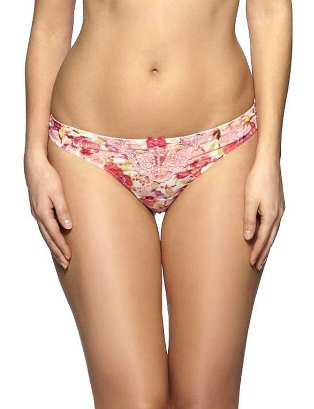 11126 Gossard Watercolor Roses Thong - 11126 Pink (Rose)