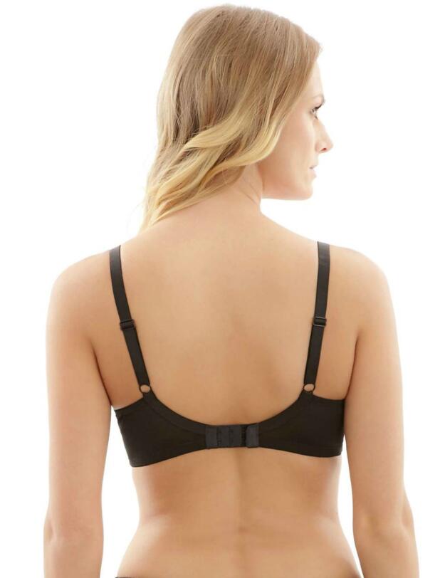 9591 Panache Lois Non Padded Balcony Bra - 9591 Black/Purple