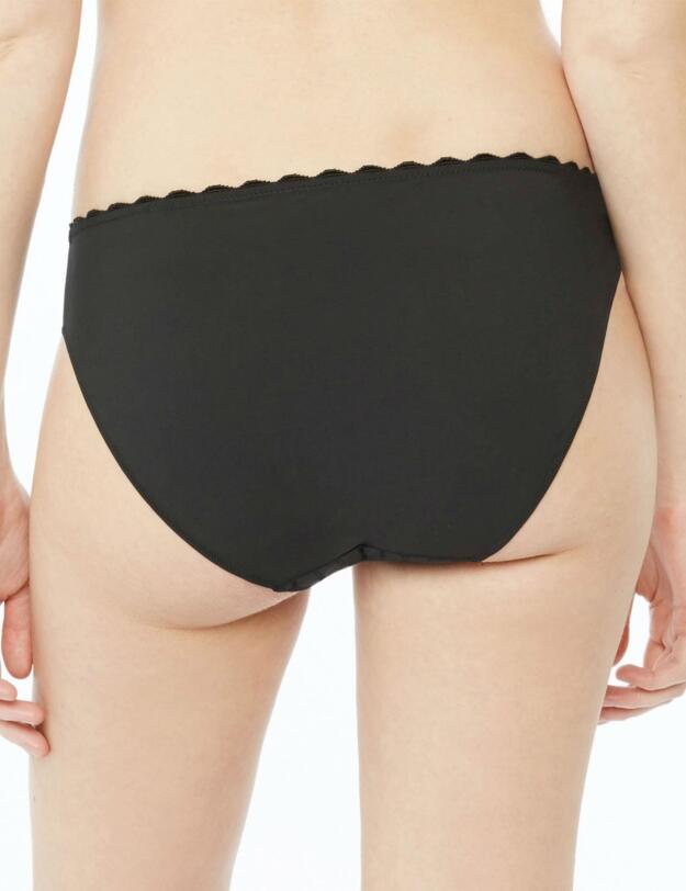 02446 Bestform Stockholm High Leg Brief Black - 02446 Black 