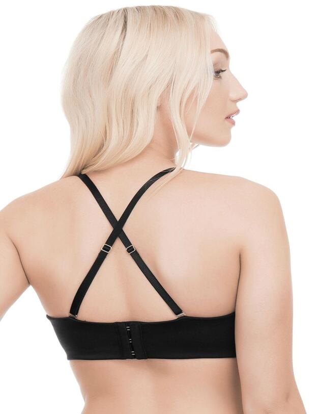 040100 Ultimo Removable Gel Multiway Plunge Bra - 040101 Black