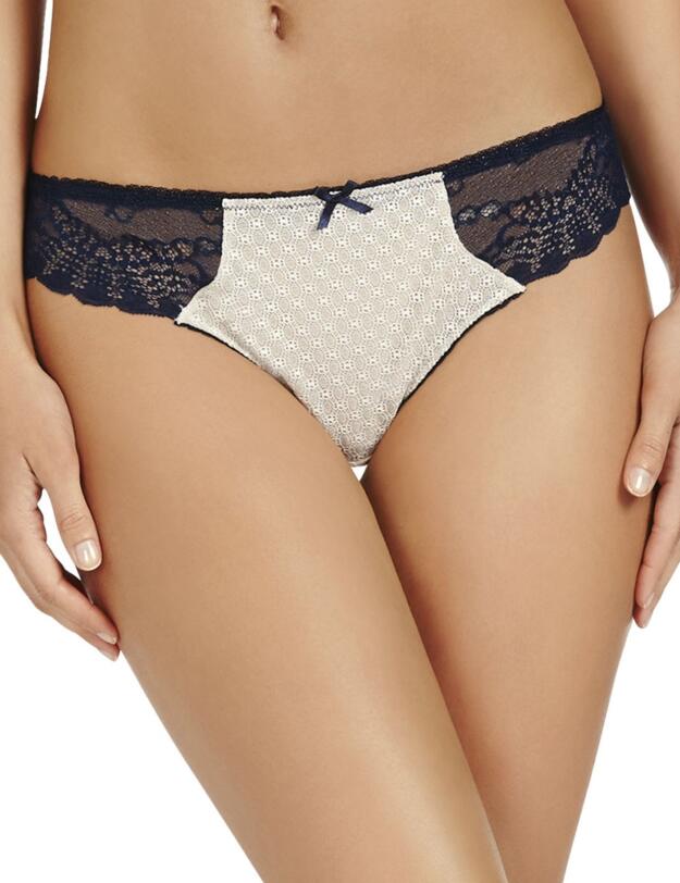 P30-2275 Pleasure State Bryony June Mini Brief Black Iris/Angel Wing - P30-2275 Mini Brief
